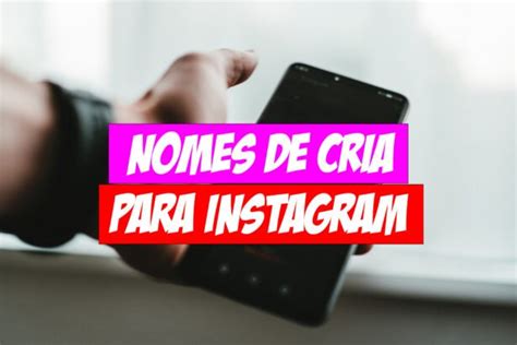 nomes para instagram de cria feminino|120 nomes de cria para Instagram